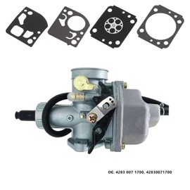 Micro Traders 1 Set Carburetor Repair Rebuild Kit 4283 007 1700 Replacement Part 42830071700 Compatible with Stihl BR500 BR600 BR800 Backpack Blower