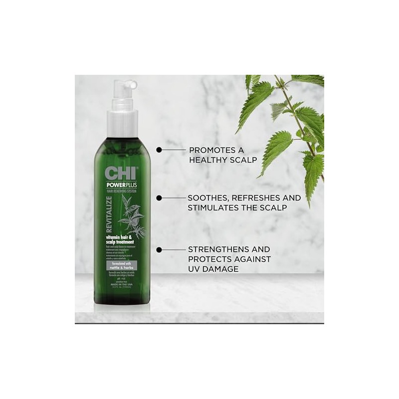 Chi Powerplus Revitalize Vitamin Hair and Scalp Treatment for Unisex,