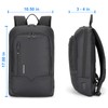 Boardingblue Business Smart Backpack Waterproof fit 15.6 Inch Laptop Backpack