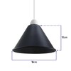 Modern Industrial Metal Ceiling Light Shad Easy Fit Pendant Lamp