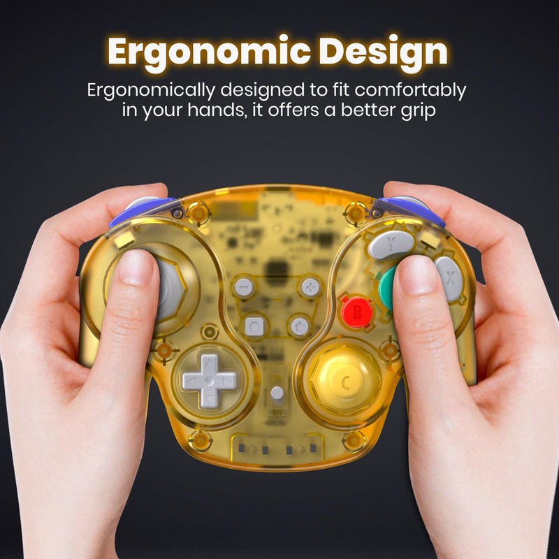 2.4 GHz Wireless GameCube Switch Pro Controller, for NGC GameCube