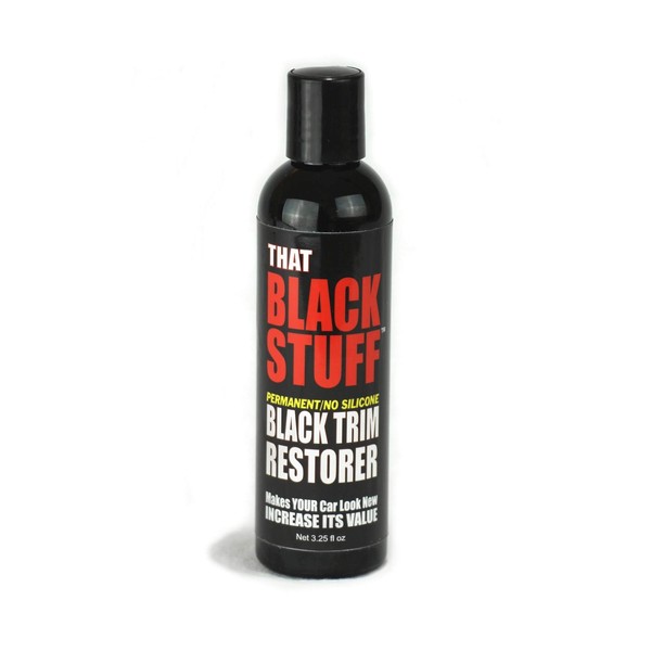 Black Plastic Restorer - Instantly Restore Your Faded or Damaged