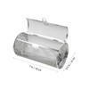 Mipcase Stainless Steel Rotisserie Grill Basket with Movable Door Versatile