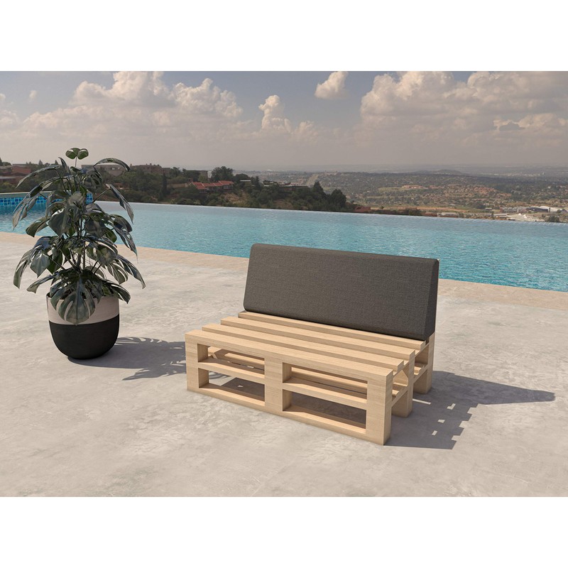 Madera pallet, garden cushion pad, indoor, outdoor, washable, removable, seat