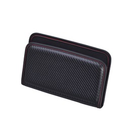 SEIWA W844 Car Pocket, Fitted Pocket, Large, Carbon Pattern, Black