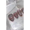 Unique knit nail tip - short nose pin / 유니크