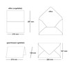 NEUSER PAPIER 25x brown vintage kraft paper folding cards SET