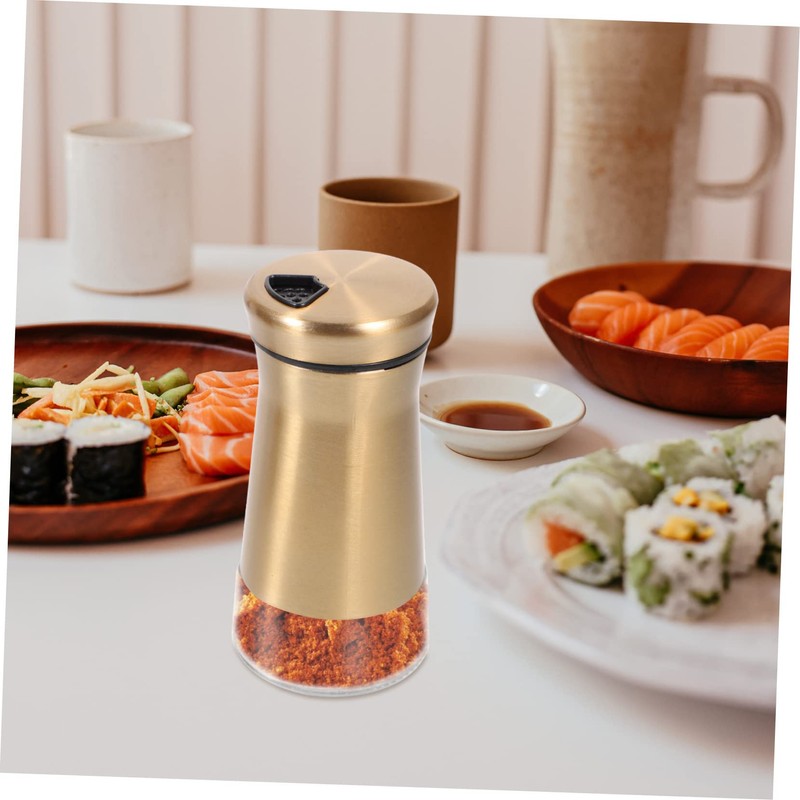 Ciieeo 2Pcs Seasoning Visible Spice Dispenser for Salt Pepper and