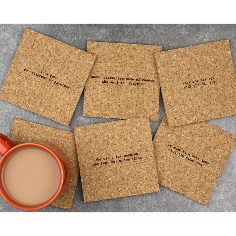 Solid Gold Mistaken Lyrics Coasters