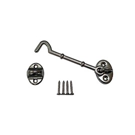 QCAA Marine Grade Stainless Steel 316 Cabin Hook Latch & Eye, 4", 1 Pack