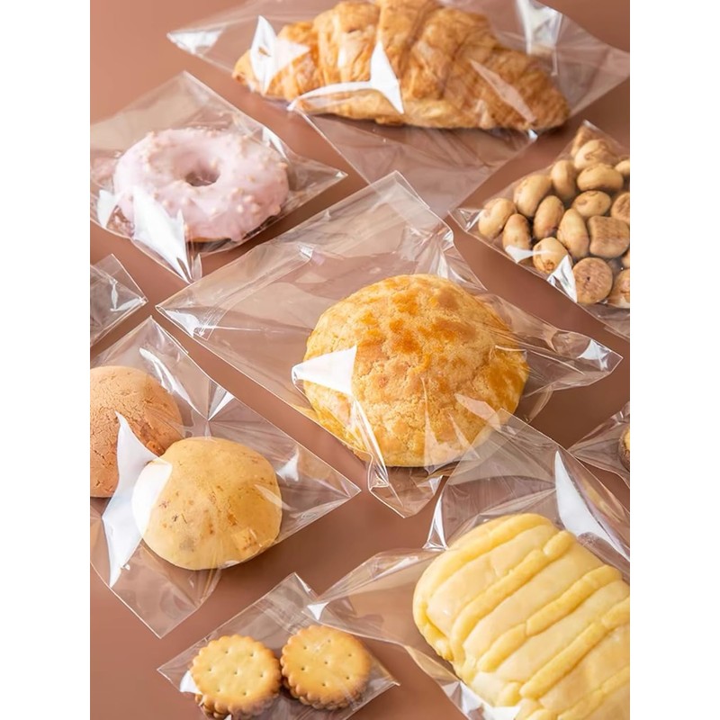 Clear Resealable Cello/Cellophane Bags Good for Bakery, Candle, Soap, Cookie