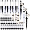 WEWAYSMILE Pack of 12 Bead Pens, Bulk Pack, DIY Bead