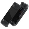 eXtremeRate Clear Slate Black Custom Faceplate Back Plate Shell for