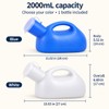 Portable Male Urinal Bottle – 2000mL with Lid and Handle