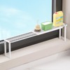 WOCHUANGSI Expandable Window Shelf for Plants Kitchen Sink Organizer Stackable