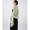 Gochoneng Women's Chiffon Scarf Shawls and Wraps for Evening Dresses