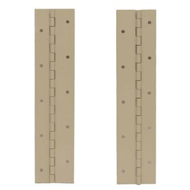 Boat Aluminum Piano Hinge 119013 | 10 x 2 1/4 Inch (Pair)