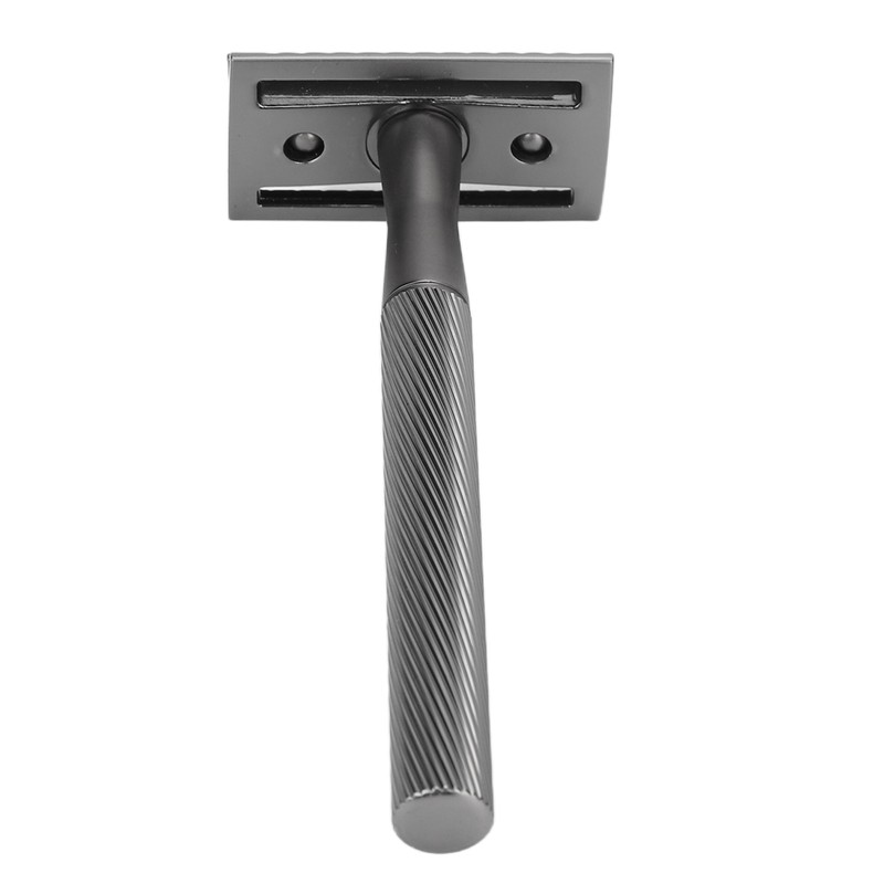 Zinc Alloy Safety Razor Men Portable Brass Handle Double Edge
