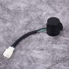 Qiilu Flasher Relay 3 Pins Round Turn Flasher Relay Blinker