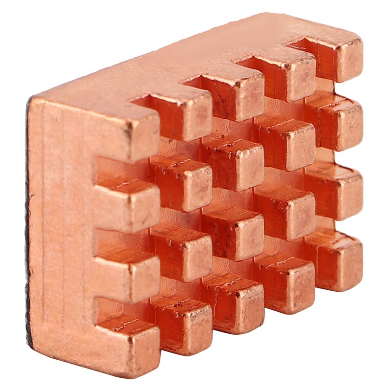 10pcs P15x5x10 Brass Heatsink with Thermal Adhesive Tape CPU Heat