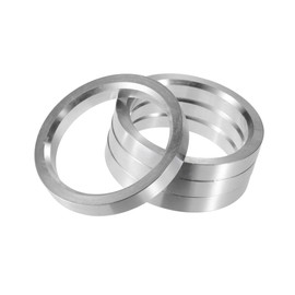 Hihaha 4pcs OD 75mm to ID 60.1mm Aluminum Alloy Car Hub Centric Rings Wheel Bore Center Spacer Durable Material