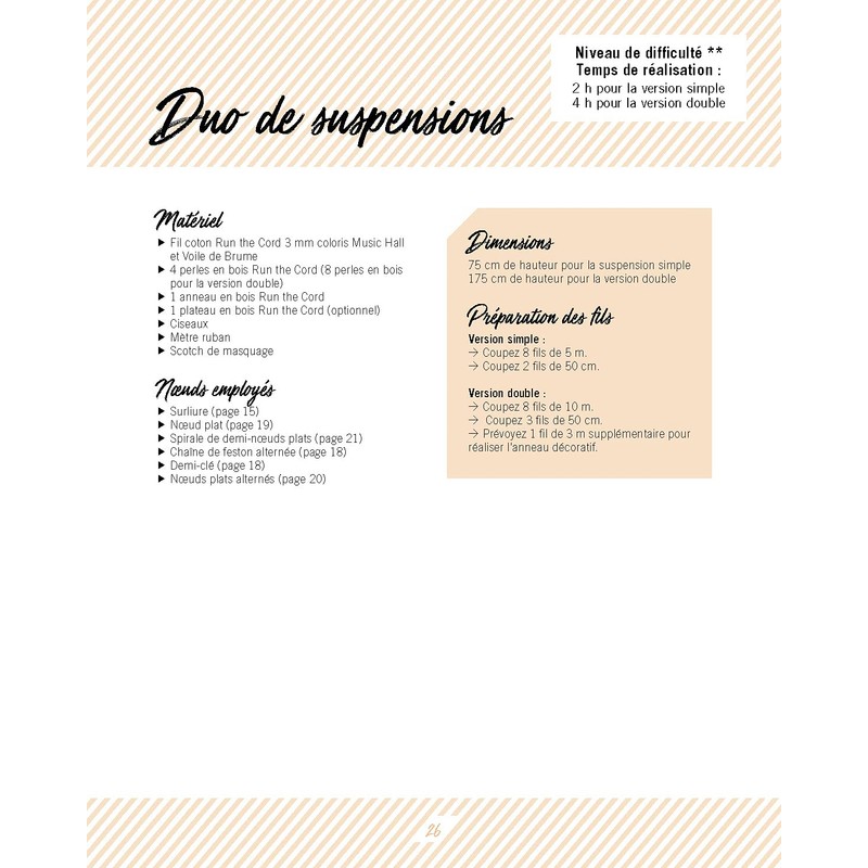 Macramé : Créations pour la maison