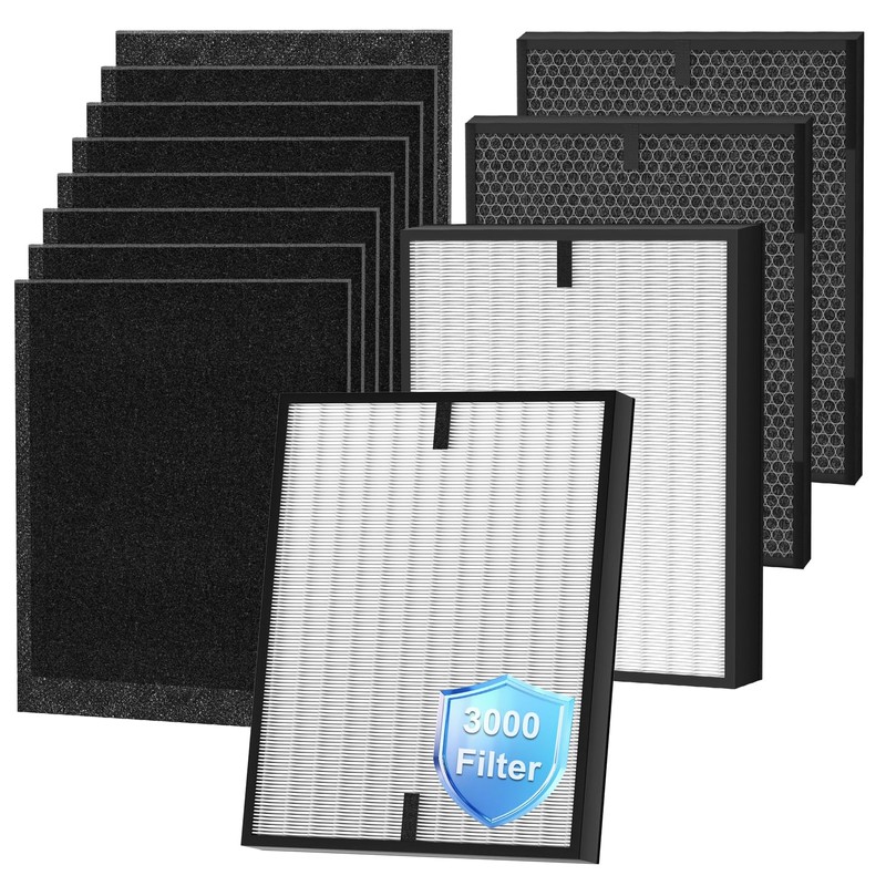 Lwehgl 12 Pack 3000 Replacement Filter Compatible with 3000, 3000M,