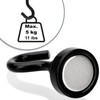 com-four® 10 x Neodymium Magnetic Hooks 5 kg - Strong
