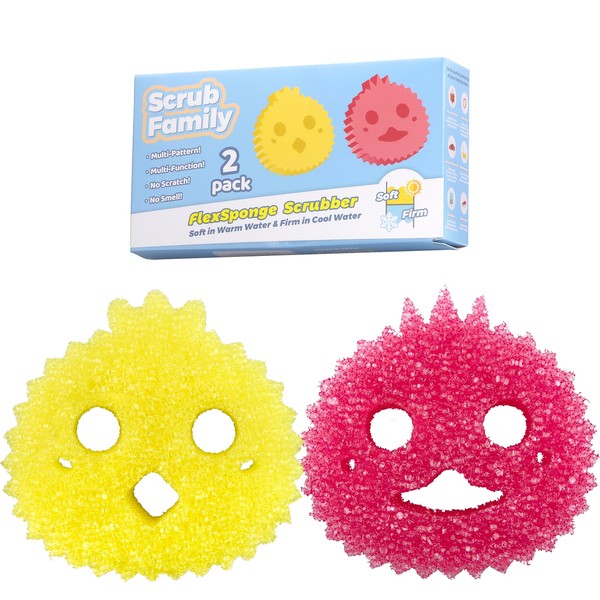 Scrub Family Functional Sponge Scrubber Set - Daddy Mommy Daily