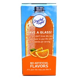 Crystal Light On The Go Packets, Classic Orange With Vitamin C and Calcium, 10 CT
