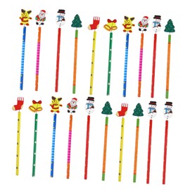 Ciieeo 20pcs Christmas-themed Pencils for Boys and Girls Adorable Stationery for School Parties Safe Lightweight Design for Classroom Prizes