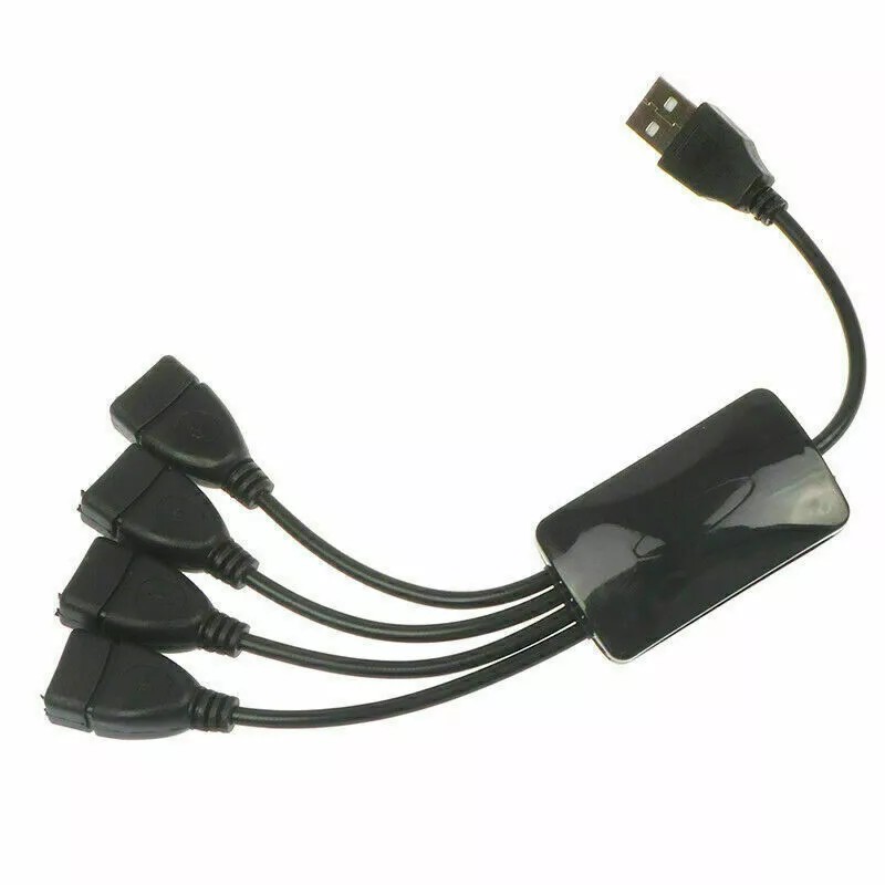 Unbranded 4 Port USB 2.0 High Speed Hub Octopus Splitter