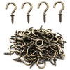 IDEALSV Small Bronze Ceiling Hooks - 5/8'' Screw-in Lights &