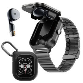 findtime 2-in-1 Smartwatch with Headphones Fitness Tracker Smart Watch Men's Fitness Watch Heart Rate Monitor Sleep Tracker Pedometer Activity Tracker Running Watch