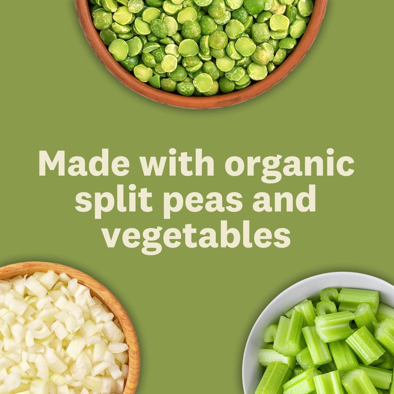 Amy's Soup, Vegan Split Pea Soup, Gluten Free, Made With