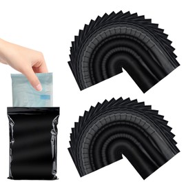 Sanitary Disposal Bags, 120 Pcs Period Bag, Balck Tampon Disposal Bags, Personal Self-Sealing Sanitary Bags for School Pad Bag Ideal for Hiking, Protected Women's Privacy