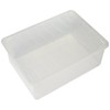Basicwise Plastic Storage Container, Shoe box, Set of 6