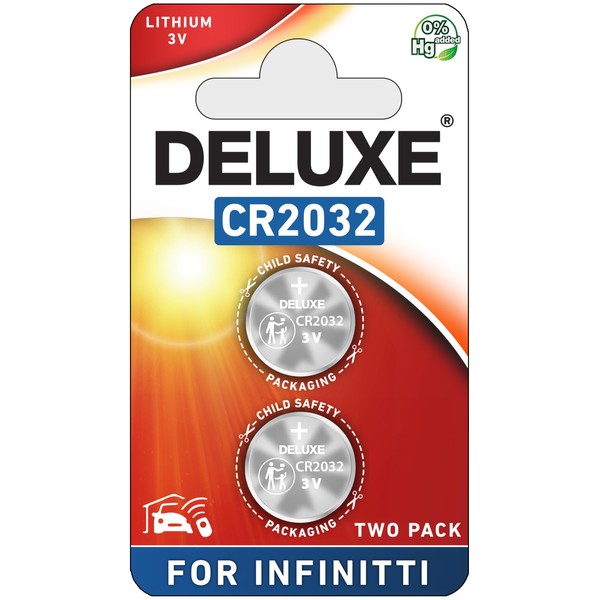 Key Fob Replacement Batteries for Infinitti () Smart Remote (2-Pack)
