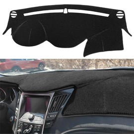 Fcovergurus Dash Cover Mat Custom Fit for Hyundai Sonata 2011 2012 2013 2014 with Cutout for Speakers, Dashboard Cover Pad Protector F81