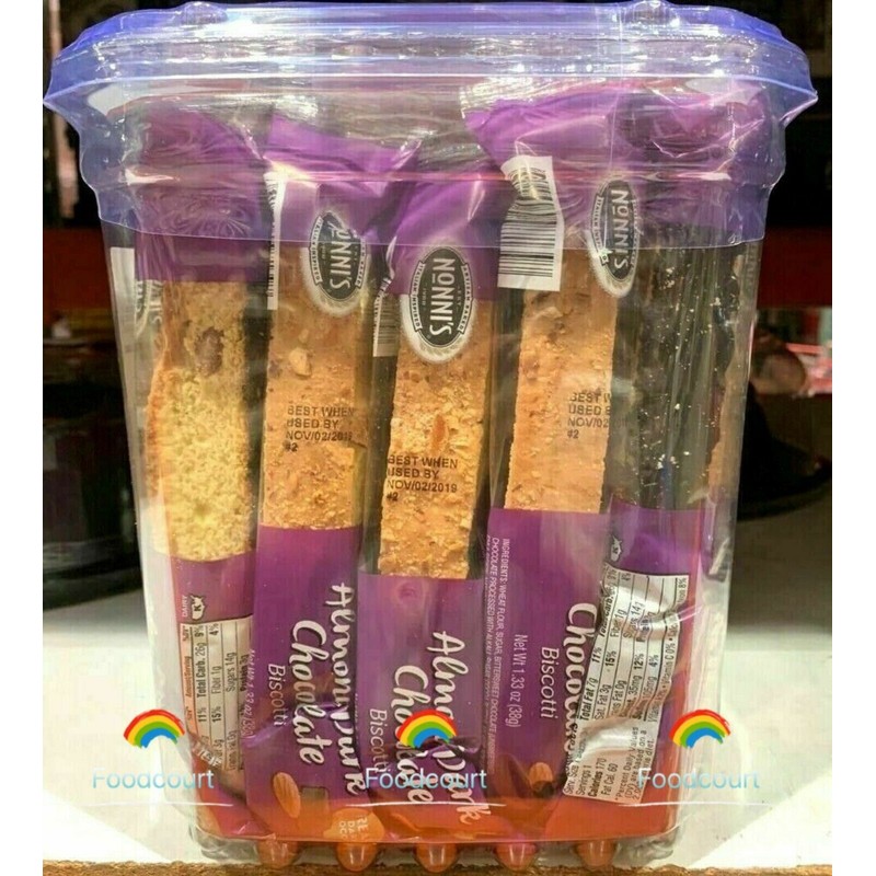 Nonni's 2 Packs Nonni's Almond Dark Chocolate Biscotti 25 ct