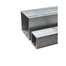 PSB STAHL AUF MASS Aluminium square tube, aluminium square tube, AlMgSi 0.5 EN AW 6060, L = 495-1995 mm, EN755-5/EN573-3 (30 x 30 x 2 mm - 1250 mm)