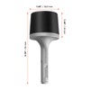 SINJEUN 2 Pack 100mm Powered Rubber Hammer, Rubber Mallet with