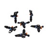 10PCS G1/2 Male Thread Rocking Arm Sprinkler 360° Rotating Lawn