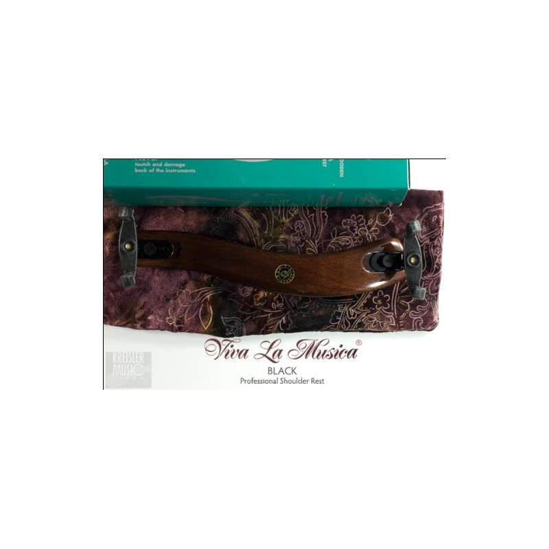 Viola Shoulder Pads, Viva La Musica Professional Natural Walnut Wood