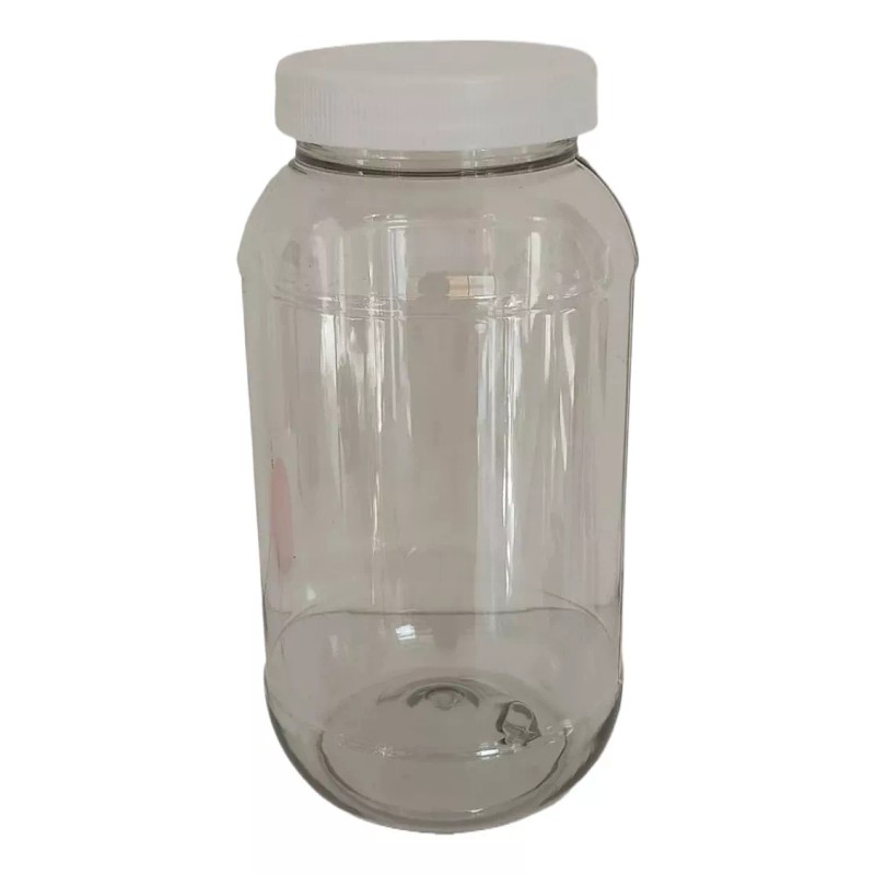 Meliars Envase Pet Transparente 500 Ml Tapa Blanca (140 Pzs)