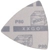 XXGO 100 Pcs 80 Grits 3-1/2 Inch 90mm Triangular Hook