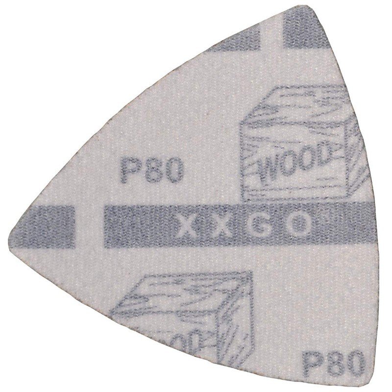 XXGO 100 Pcs 80 Grits 3-1/2 Inch 90mm Triangular Hook