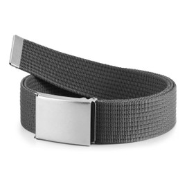 Ladeheid Men's Belt Male Fabric Belt Hessian P90, gray