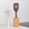 HTB HTB-GC3 Wooden Turner Spatula, Unpainted, 12.2 x 3.0 inches