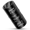 Topec 26mm x 27mm Flip Lug Nut Extractor, 1/2" Drive